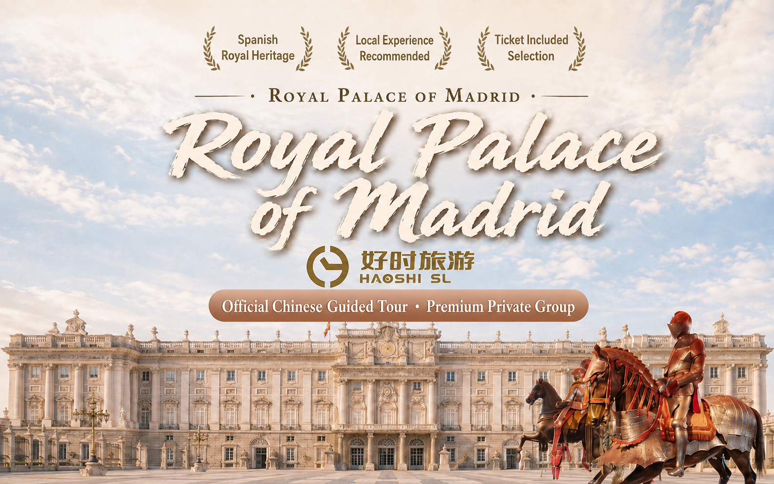 Royal Palace of Madrid Chinese guided tour with IBERIA CAIXCAR S.L.