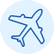 Air travel icon for IBERIA CAIXCAR S.L. flights and cruises